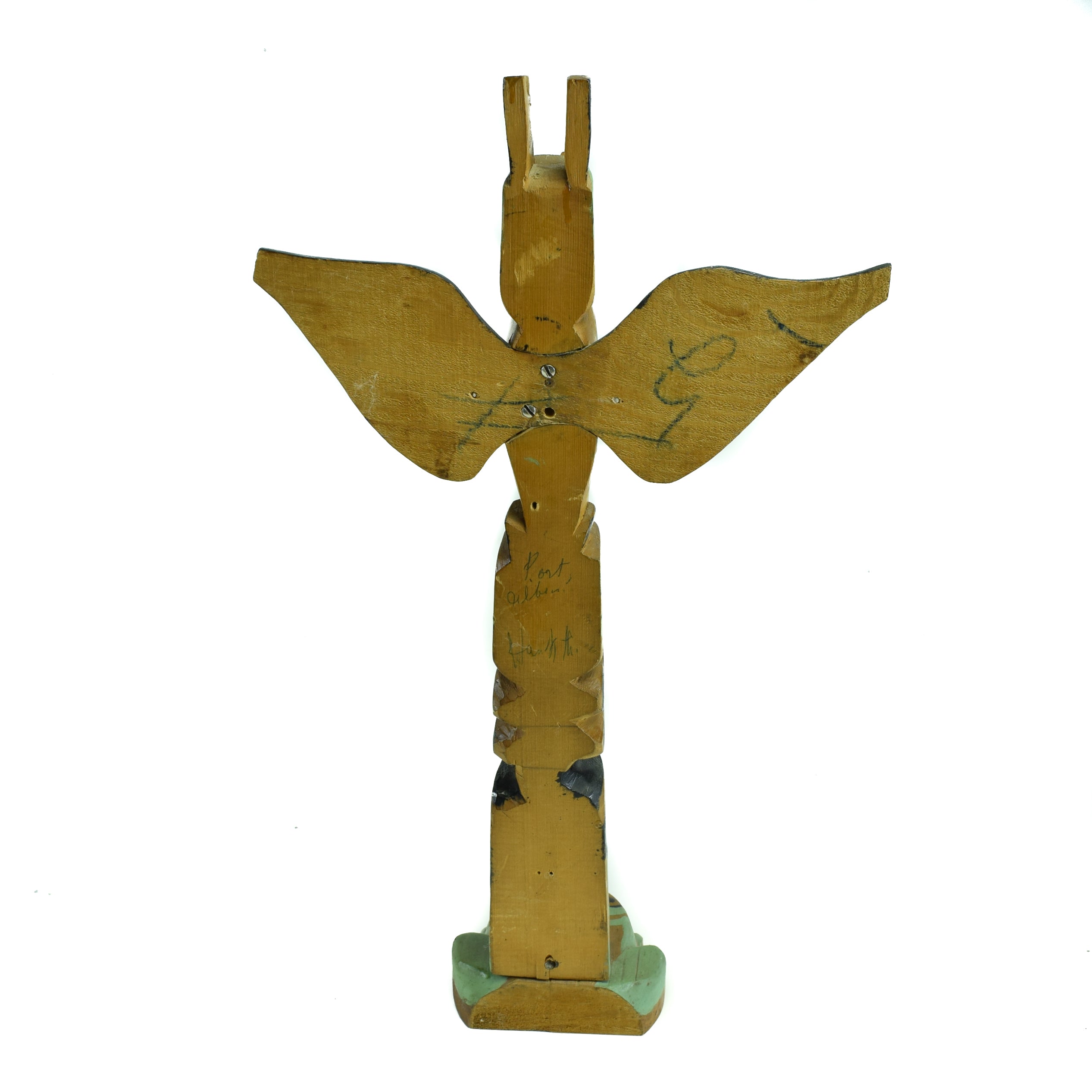 Tseshaht First Nation Three Figure Totem