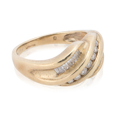 10k Gold Diamond Ring, Jewelry, Ring, Estate