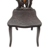 Pair of Black Forest Carved Chairs