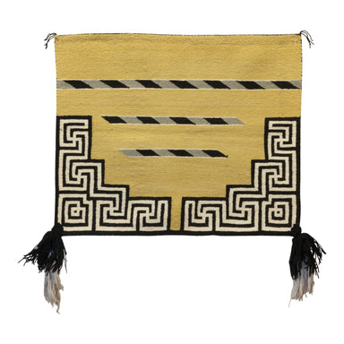 Navajo Crystal Sunday Single Saddle, Native, Weaving, Single Saddle Blanket