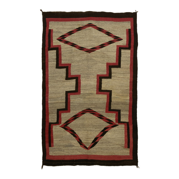 Navajo Storm, Native, Weaving, Floor Rug