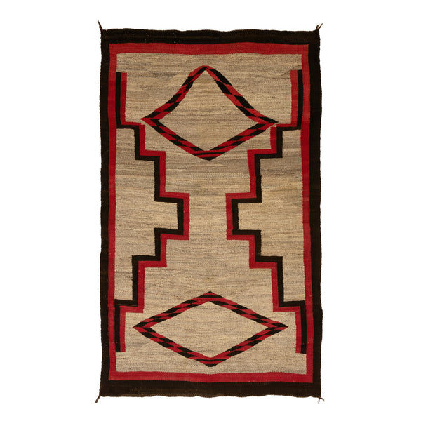Navajo Storm, Native, Weaving, Floor Rug