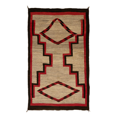 Navajo Storm, Native, Weaving, Floor Rug