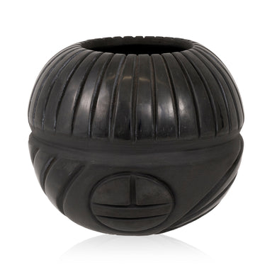 Miana Pablito Black Ware Jar, Native, Pottery, Historic