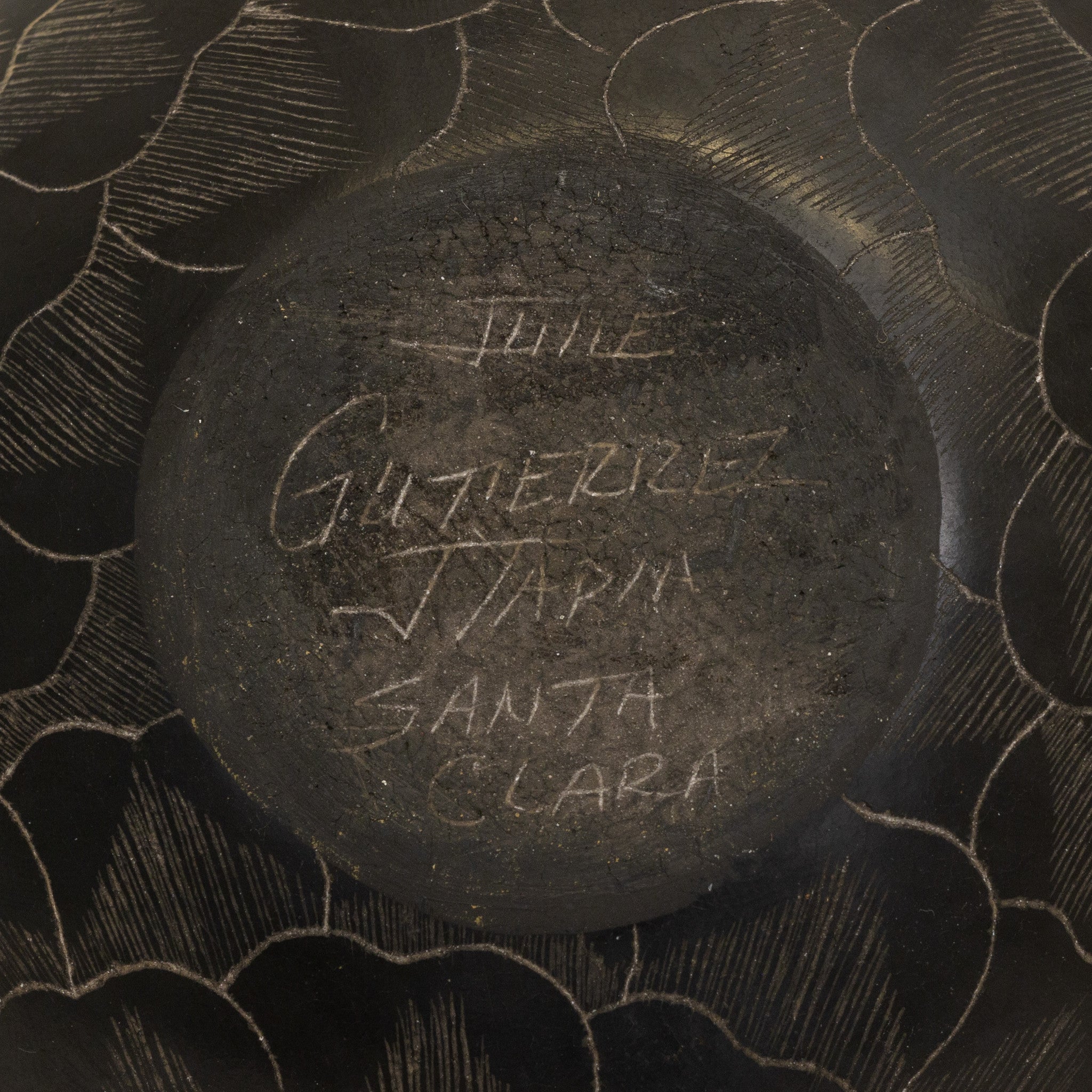 Julie Gutierrez Black Ware Seed Jar