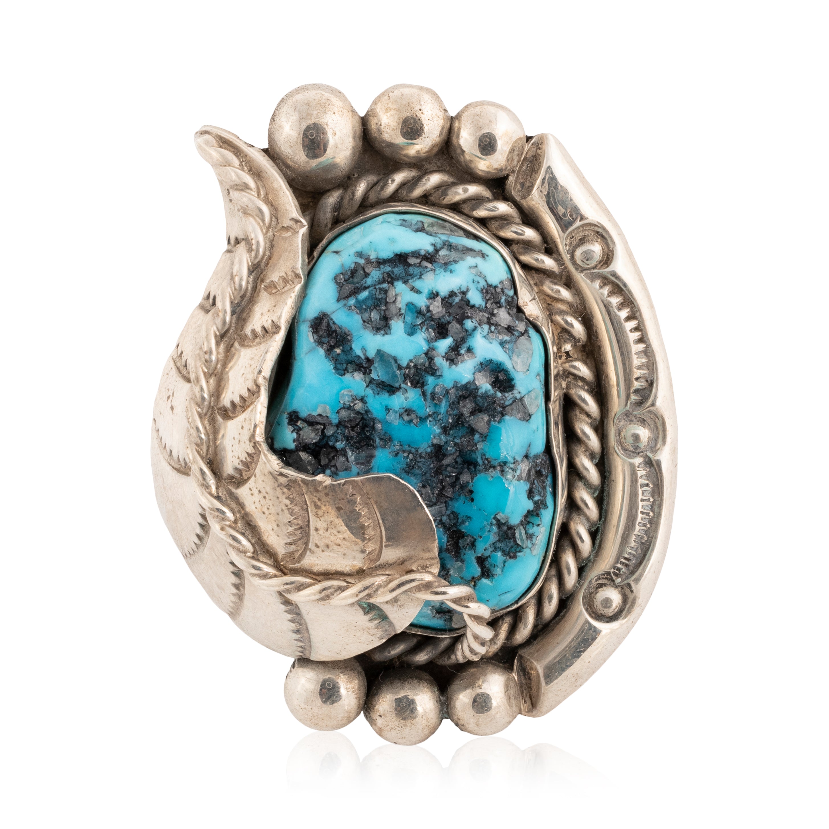 Sterling Silver and Turquoise Ring, Jewelry, Ring, Native