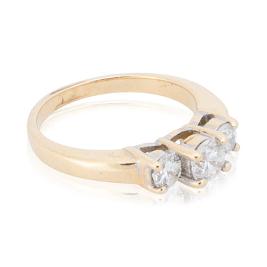 14k Gold Diamond Ring, Jewelry, Ring, Estate