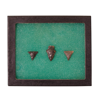 Three Prehistoric Points, Native, Stone and Tools, Arrowhead