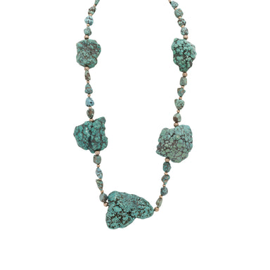 Turquoise Nugget Necklace, Jewelry, Necklace, Native