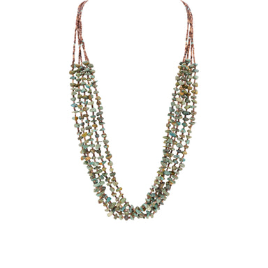 Zuni Turquoise Strand Necklace, Jewelry, Necklace, Native