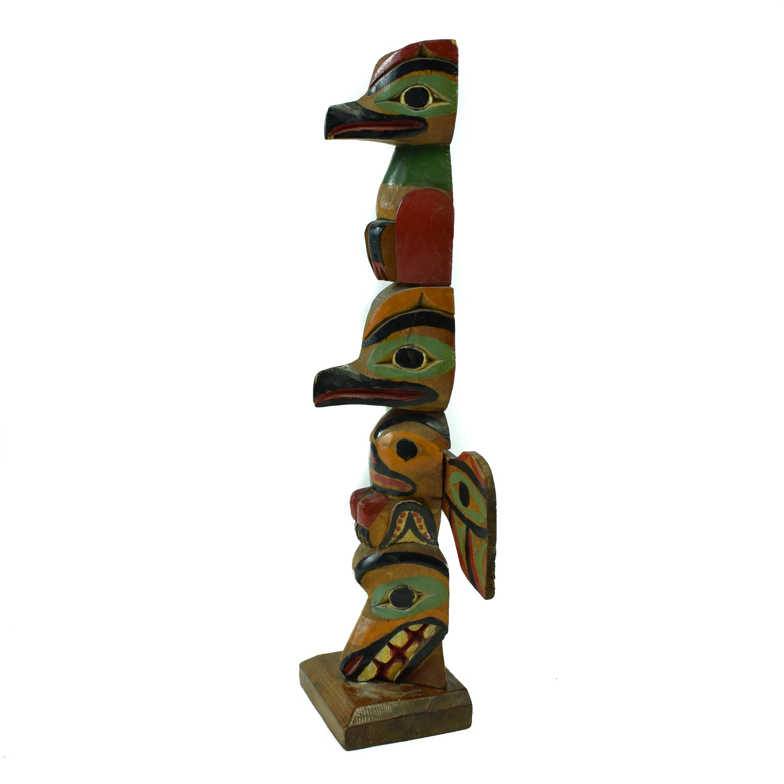 Nuu-chah-nulth Three Figure Totem