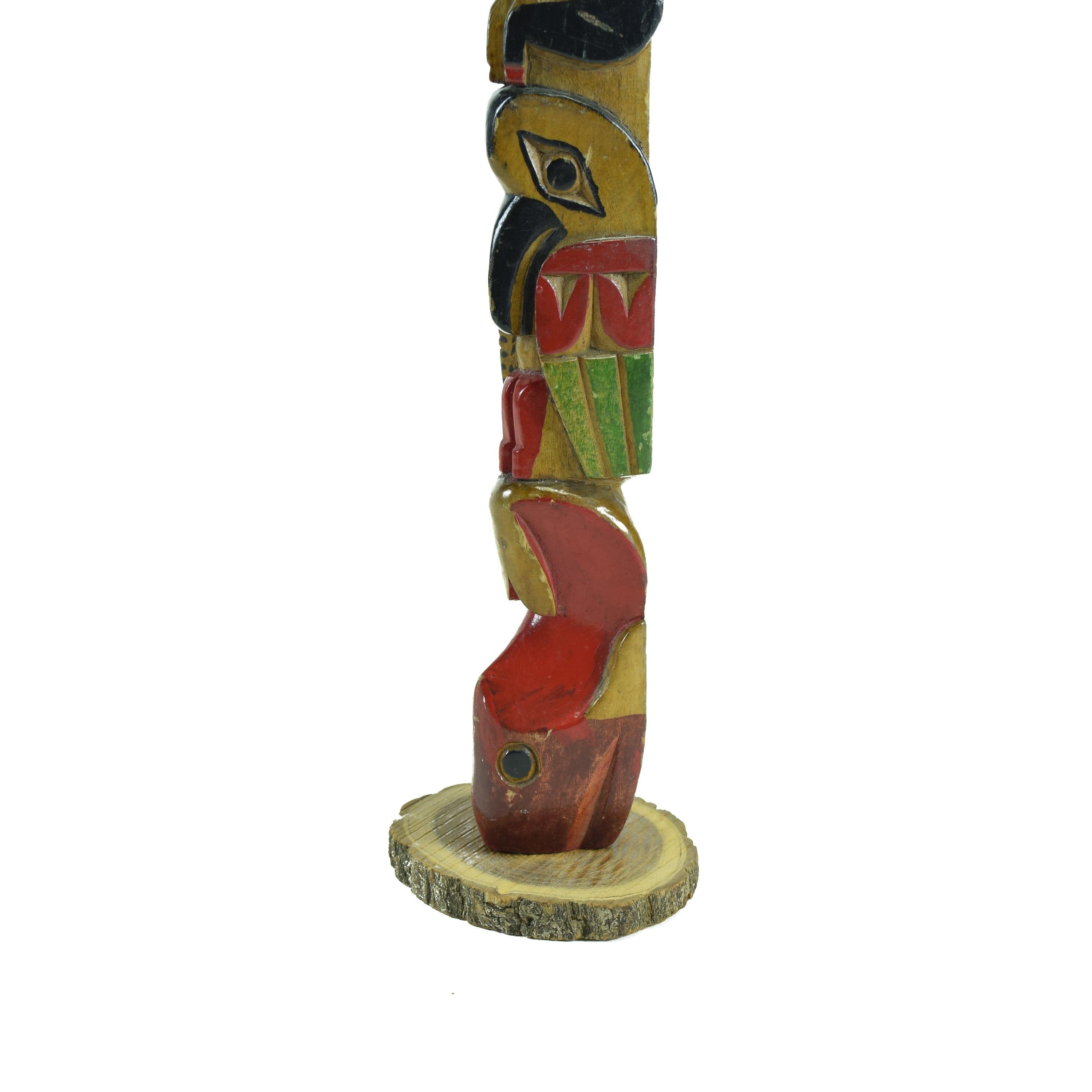 Nuu-chah-nulth Three Figure Model Totem
