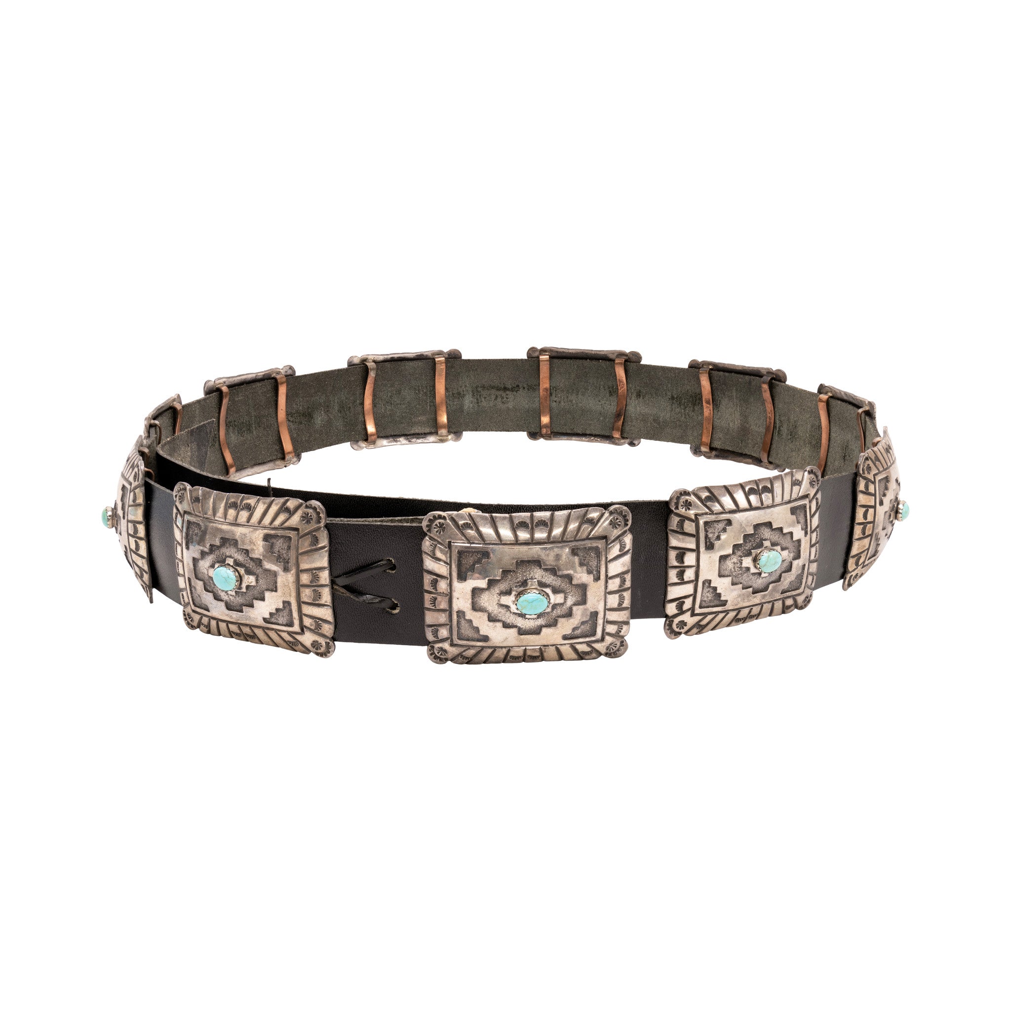 Navajo Concho Belt, Jewelry, Belt, Native