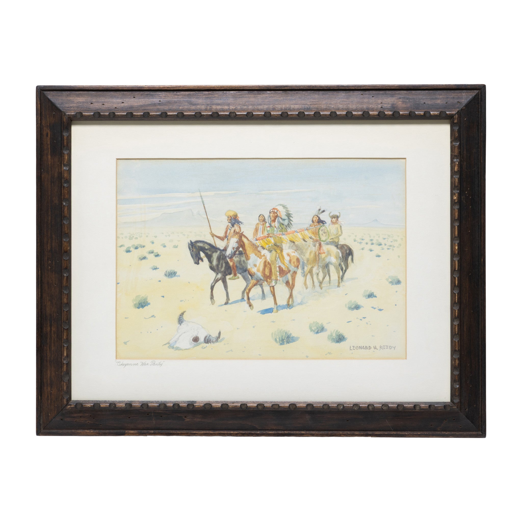 Cheyenne War Party by Leonard Reedy