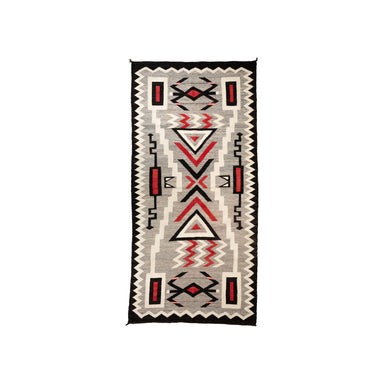 Navajo Storm Runner, Native, Weaving, Floor Rug
