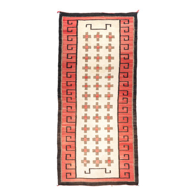 Navajo J.B. Moore Crystal Runner, Native, Weaving, Floor Rug
