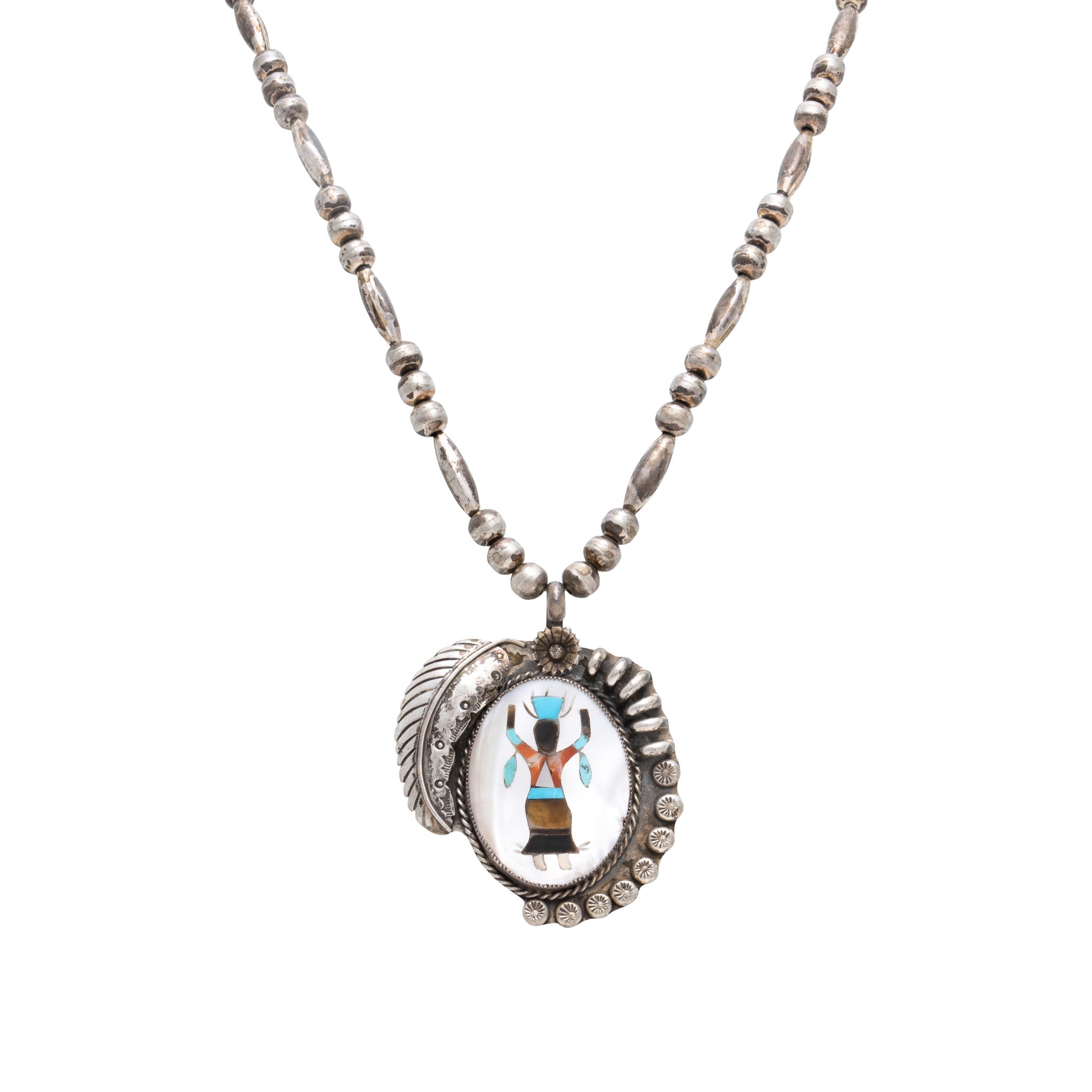 Navajo Figural Necklace, Jewelry, Necklace, Native