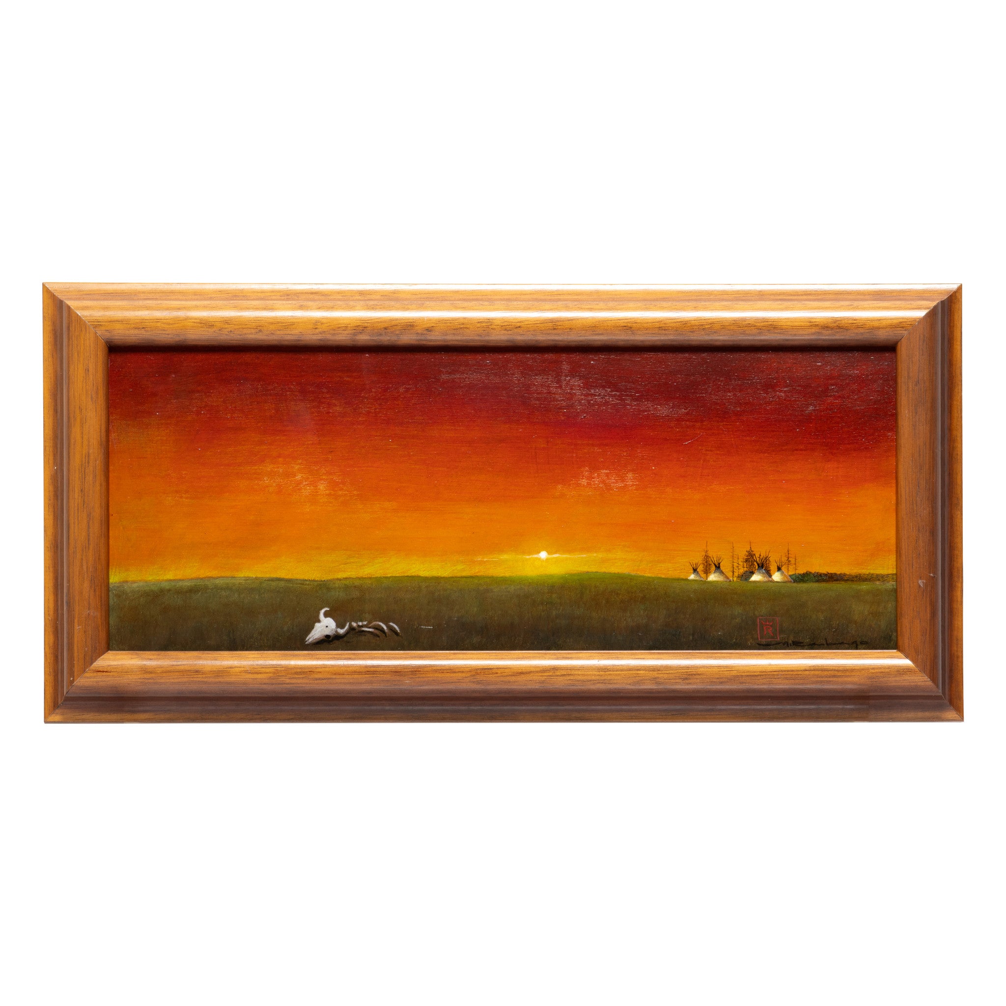 Teepee Sunset by Mario Rabago