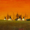 Teepee Sunset by Mario Rabago