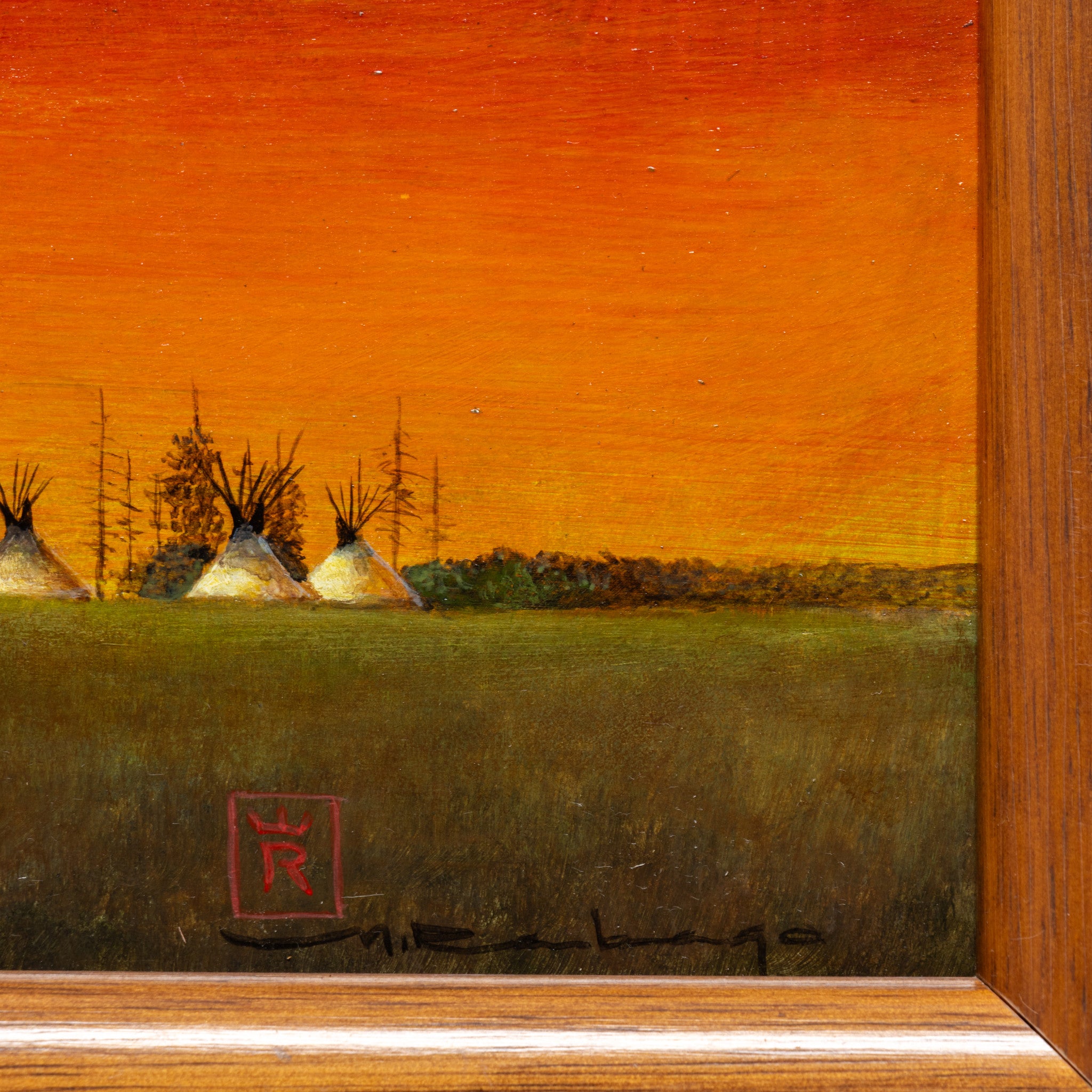 Teepee Sunset by Mario Rabago