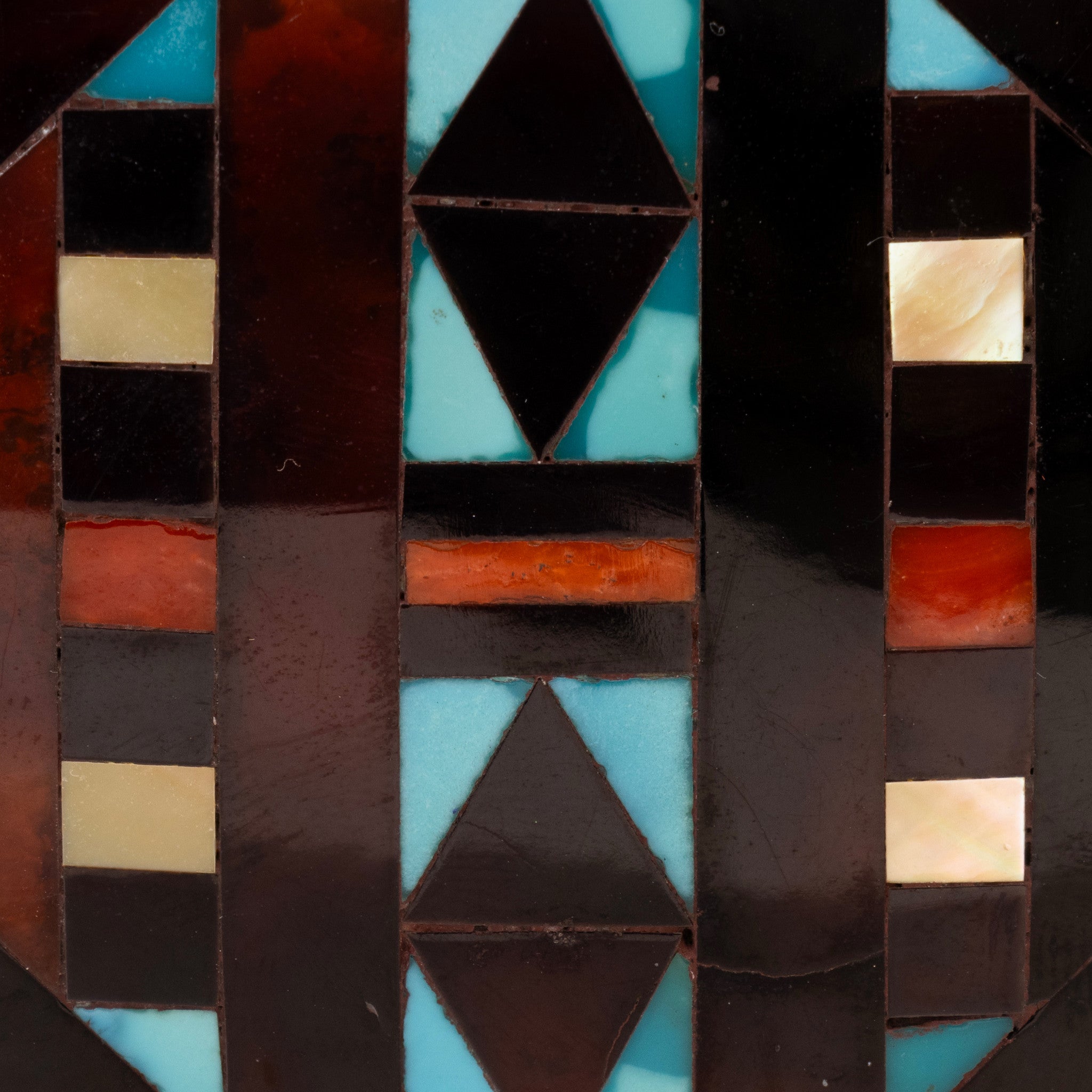 Zuni Inlay Belt Buckle