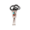 Coral and Turquoise Bolo