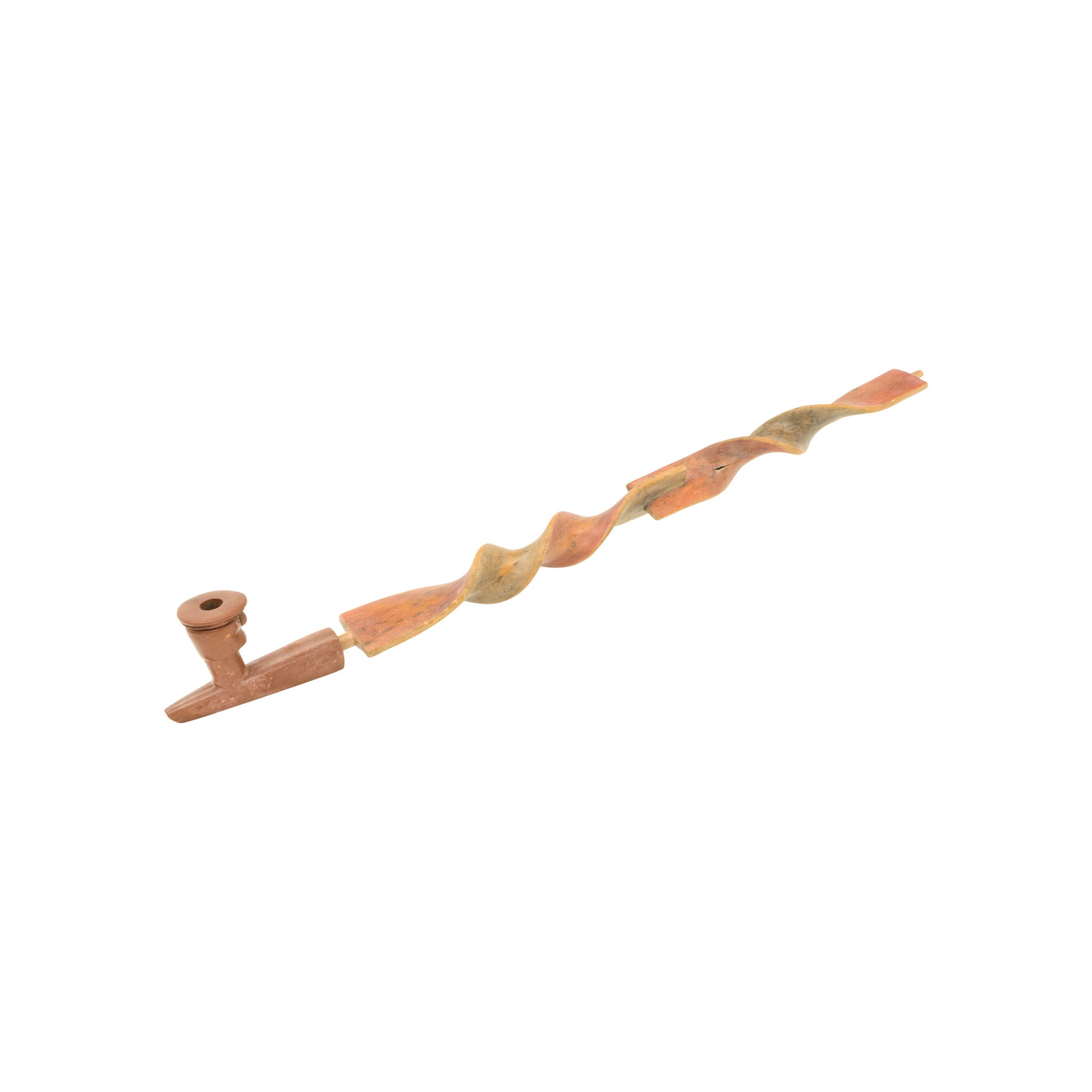 Sioux Effigy Pipe, Native, Pipe, Catlinite