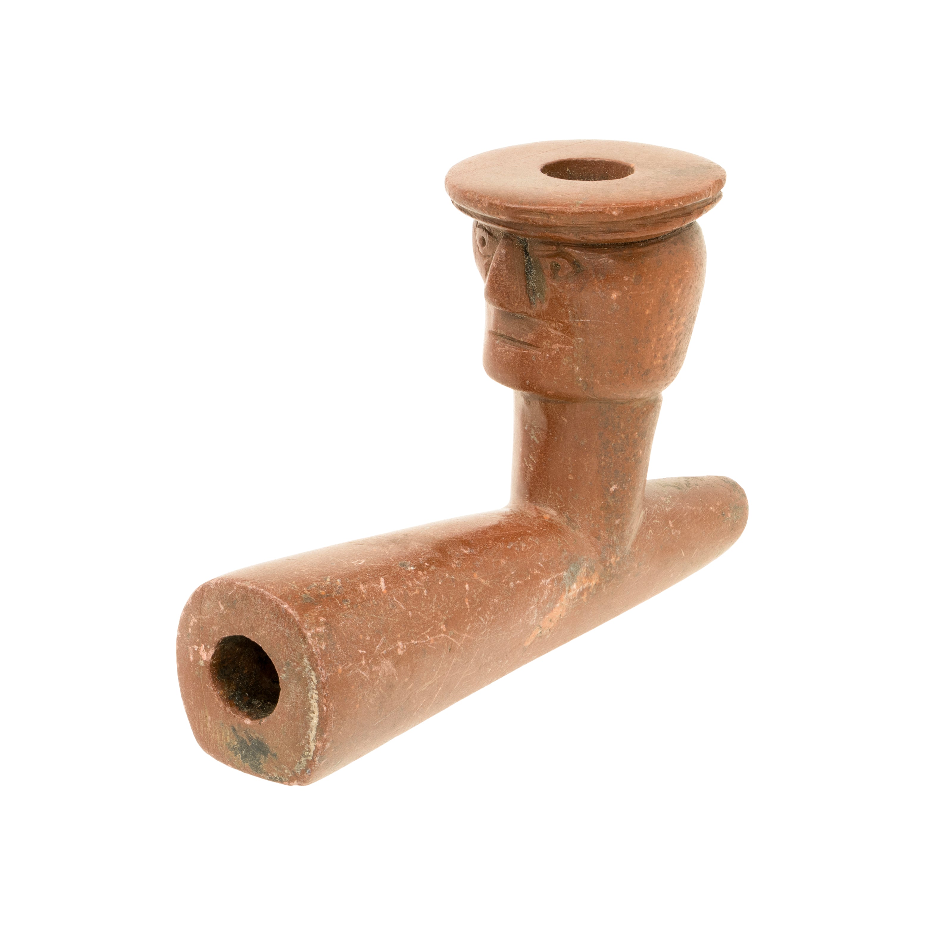 Sioux Effigy Pipe