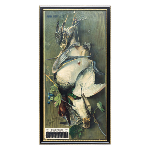 Redhead and Snipe Calendar, Sporting Goods, Advertising, Calendar