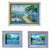 Texas Blue Bonnets by E. Moore, Fine Art, Painting, Landscape