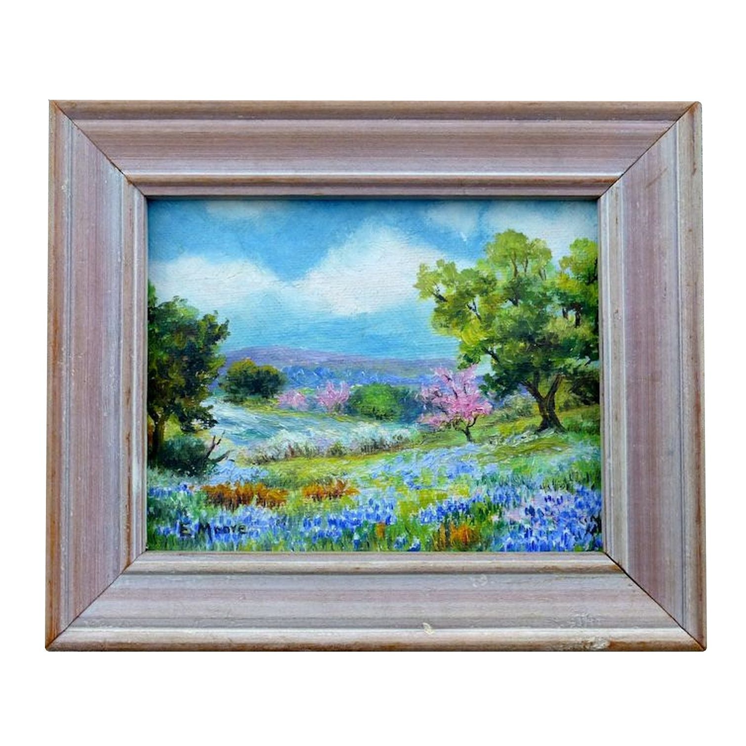 Texas Blue Bonnets by E. Moore