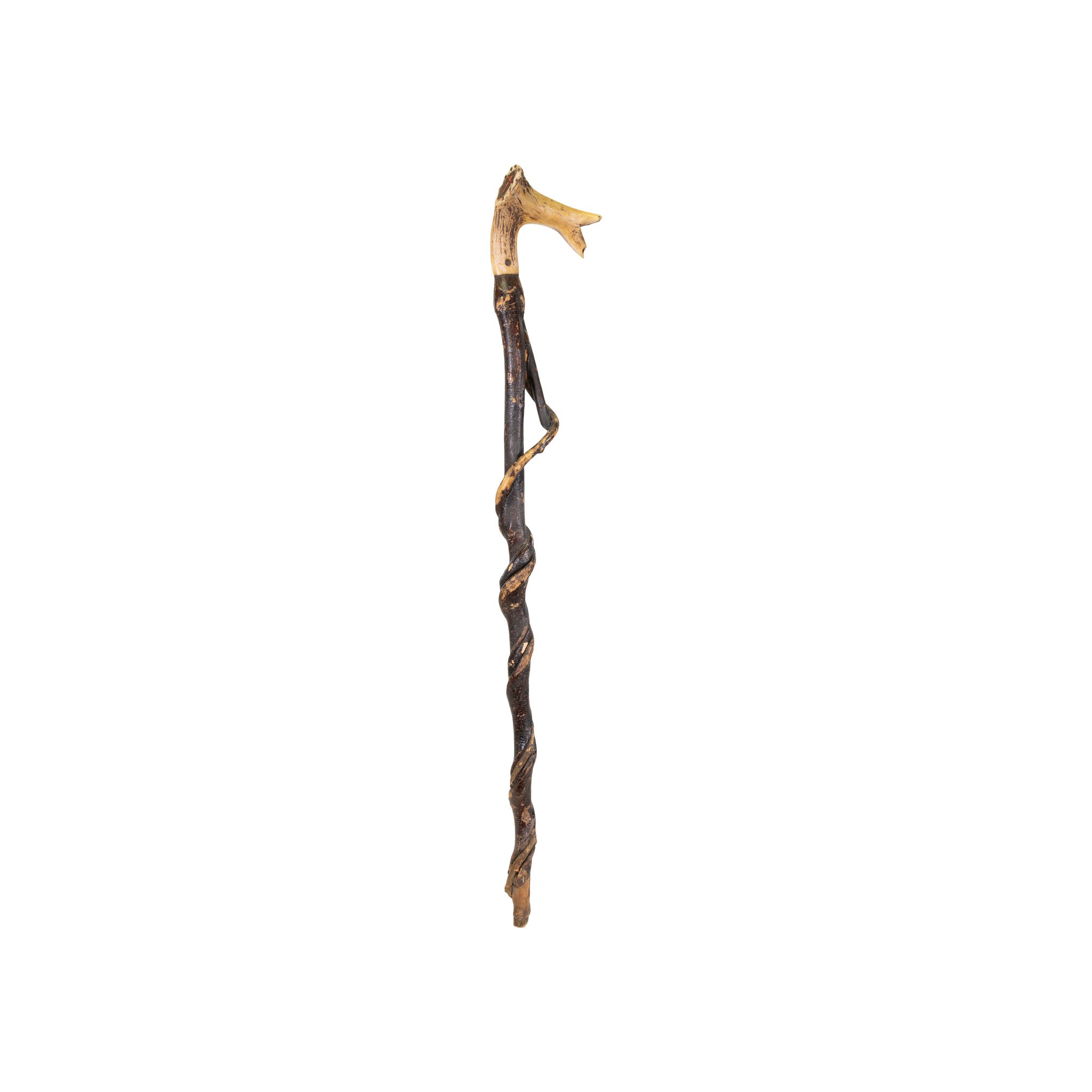 Sioux Frontier Cane, Native, Carving, Cane