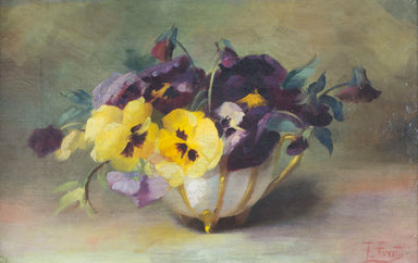 Pansies by Fredrick N Fenetti, Fine Art, Painting, Other