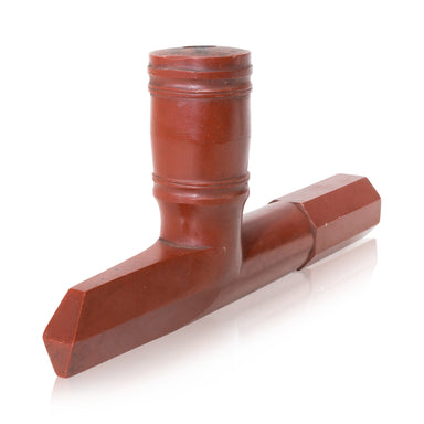 Catlinite T Pipe, Native, Pipe, Catlinite