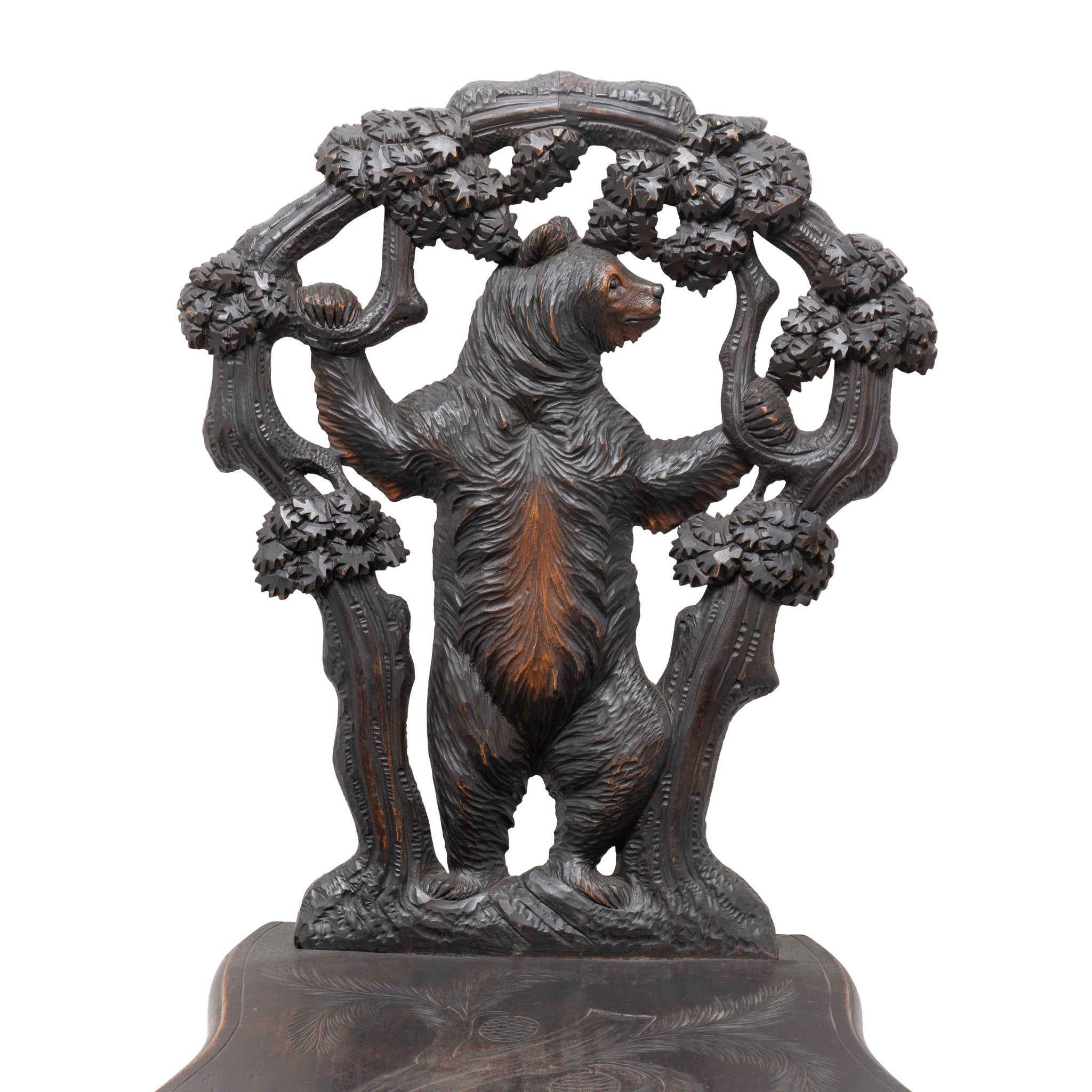 Black Forest Carved Chairs