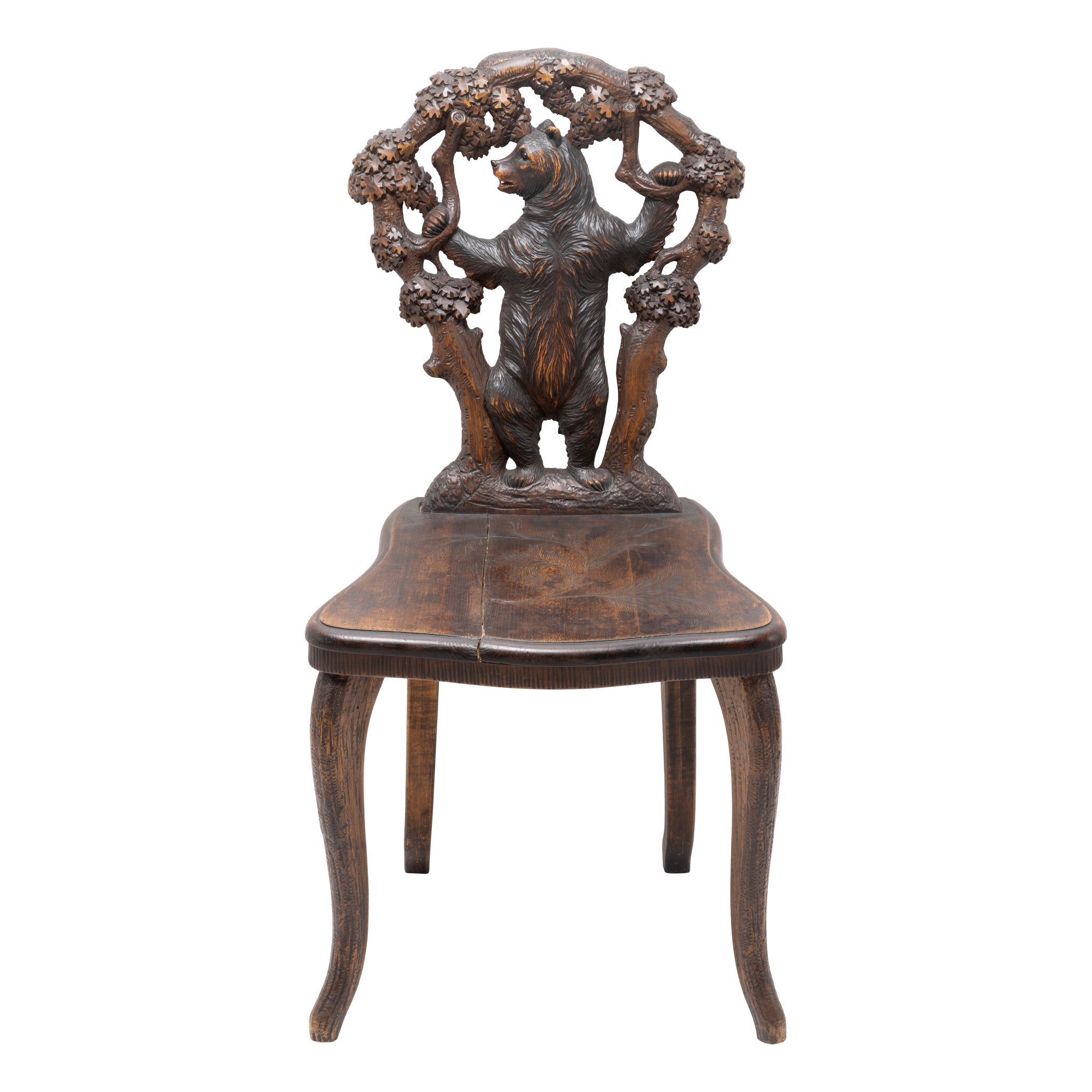 Black Forest Carved Chairs