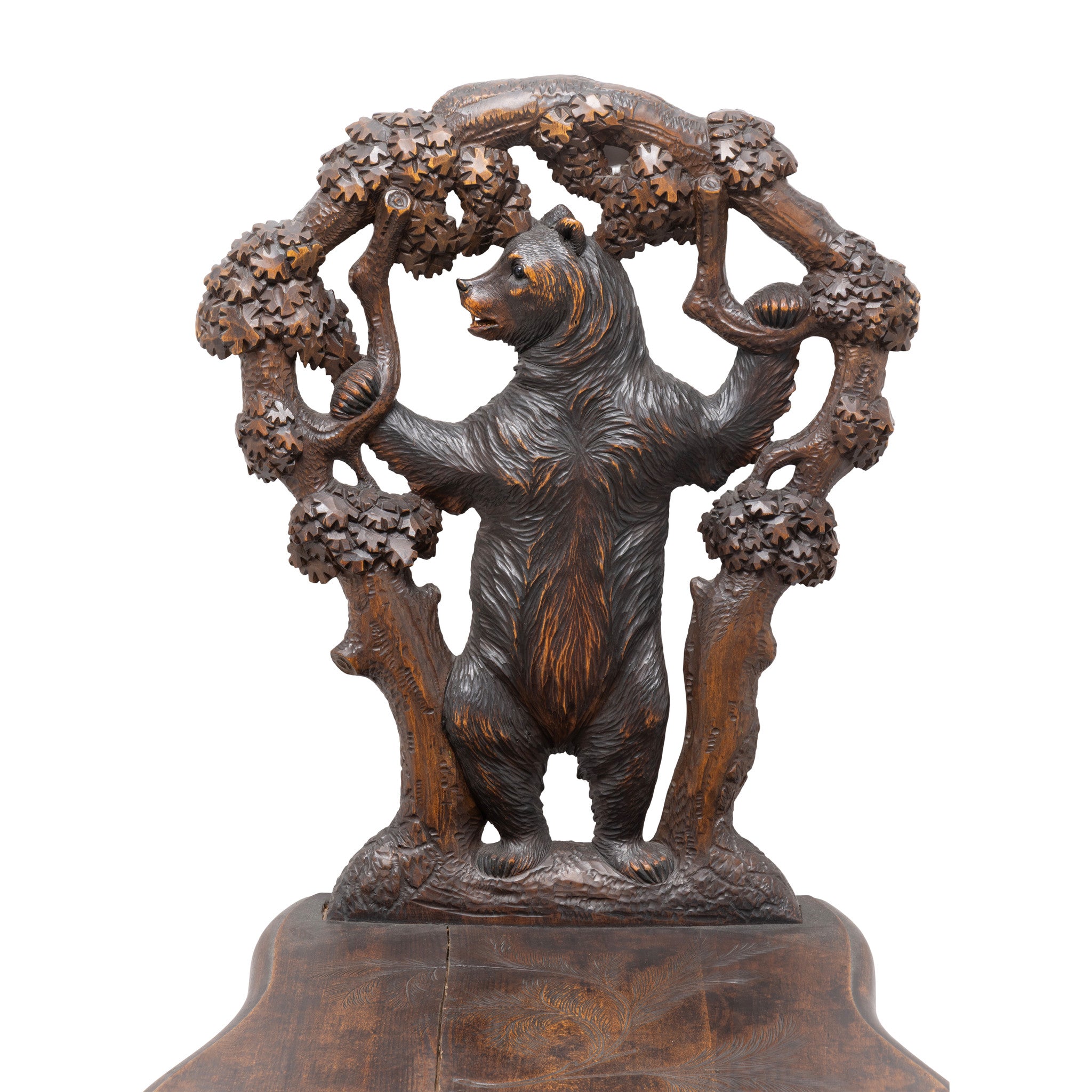 Black Forest Carved Chairs