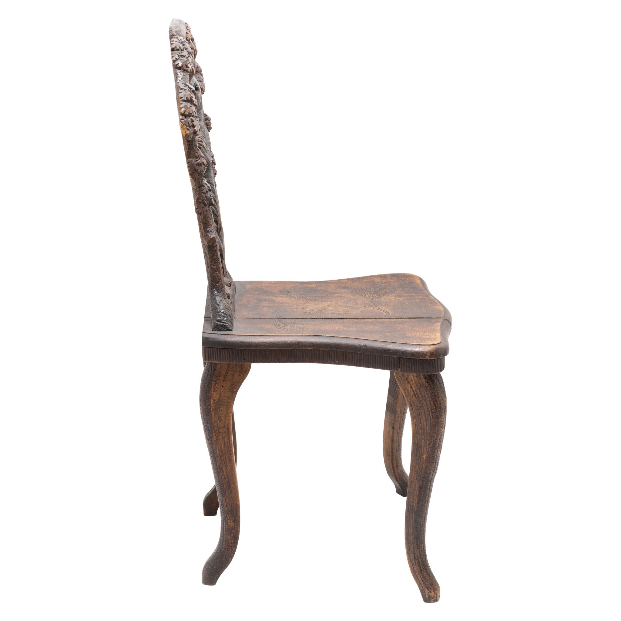 Black Forest Carved Chairs