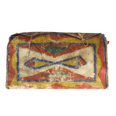 Sioux Parfleche Case with Feather Motif, Native, Parfleche, Trunk