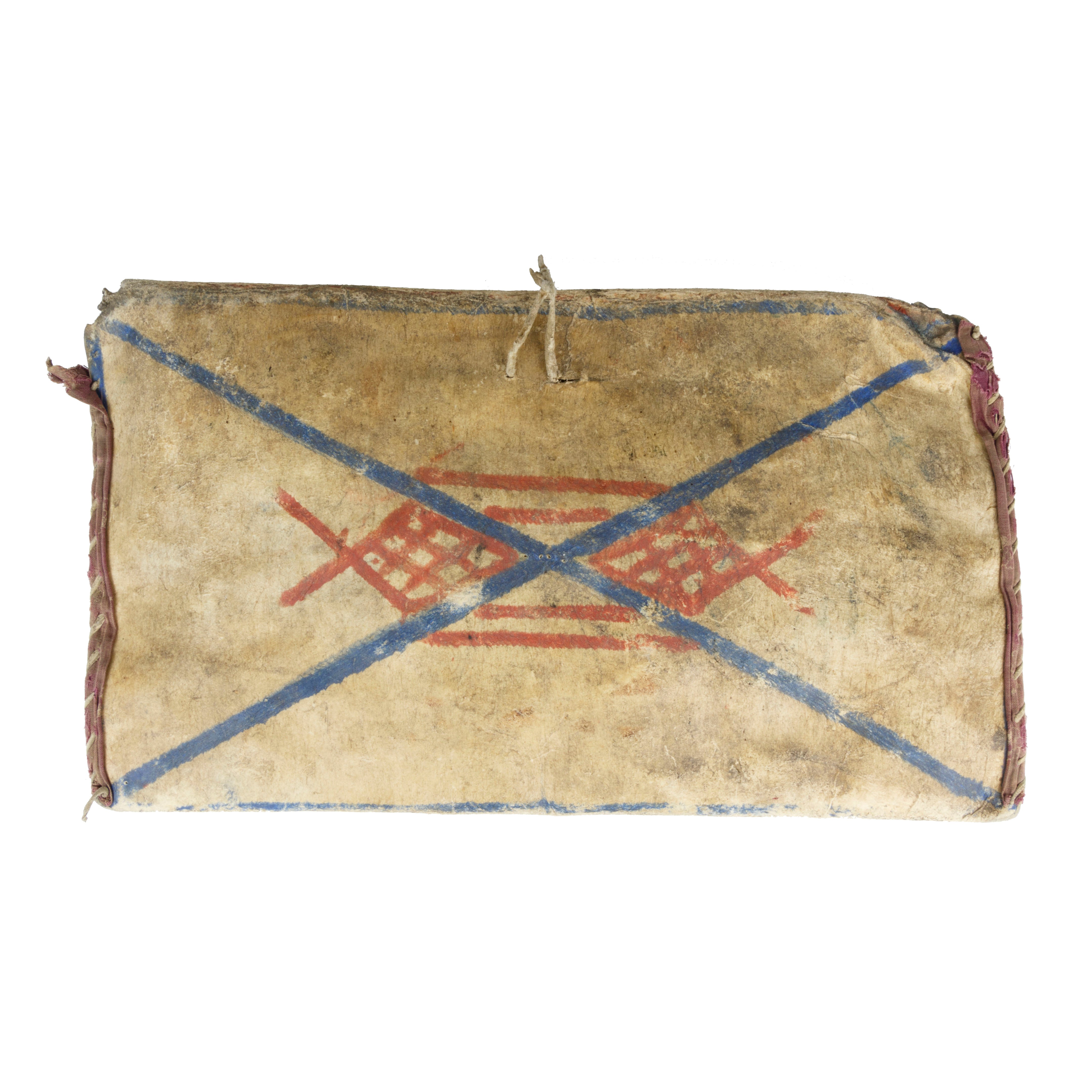 Sioux Parfleche Case with Feather Motif
