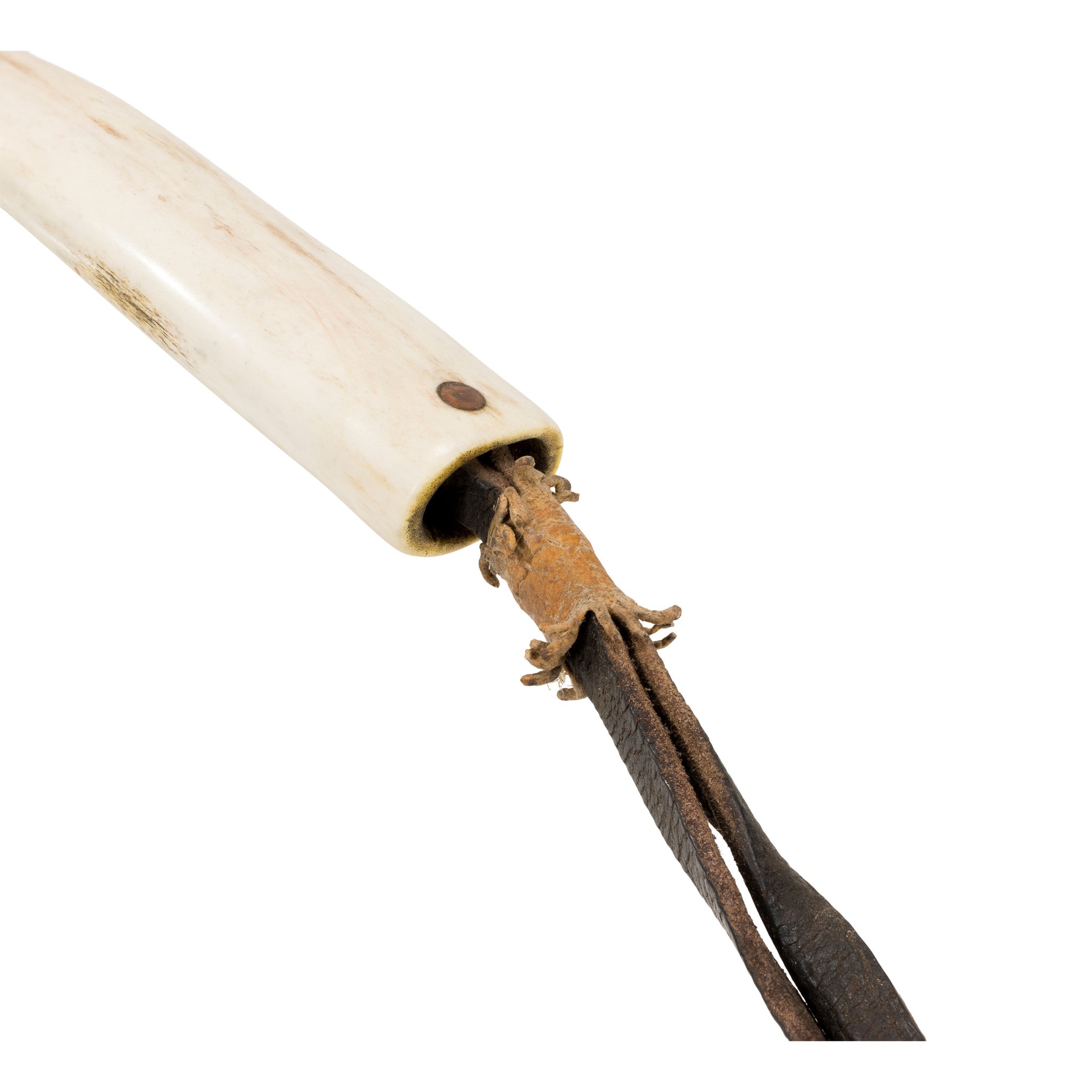 Northern Plains Elk Antler Quirt