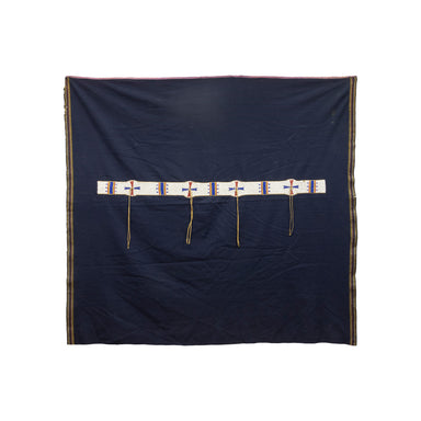 Sioux Beaded Blanket Strip, Native, Beadwork, Blanket Strip