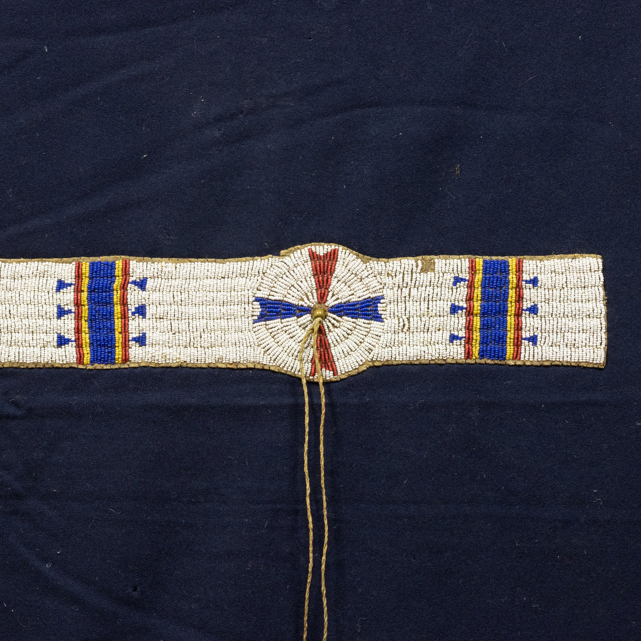 Sioux Beaded Blanket Strip