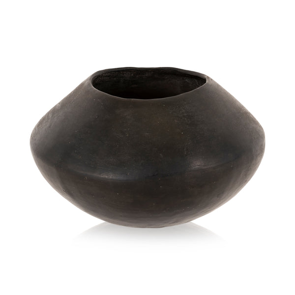 Prehistoric Black Remos Seed Jar, Native, Pottery, Prehistoric