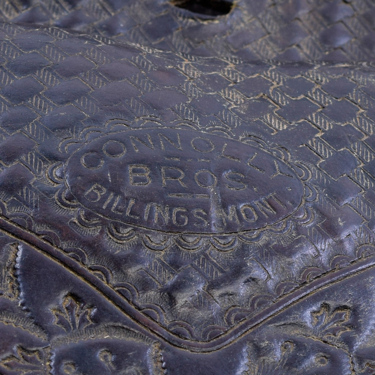 Tooled Pommel Bags