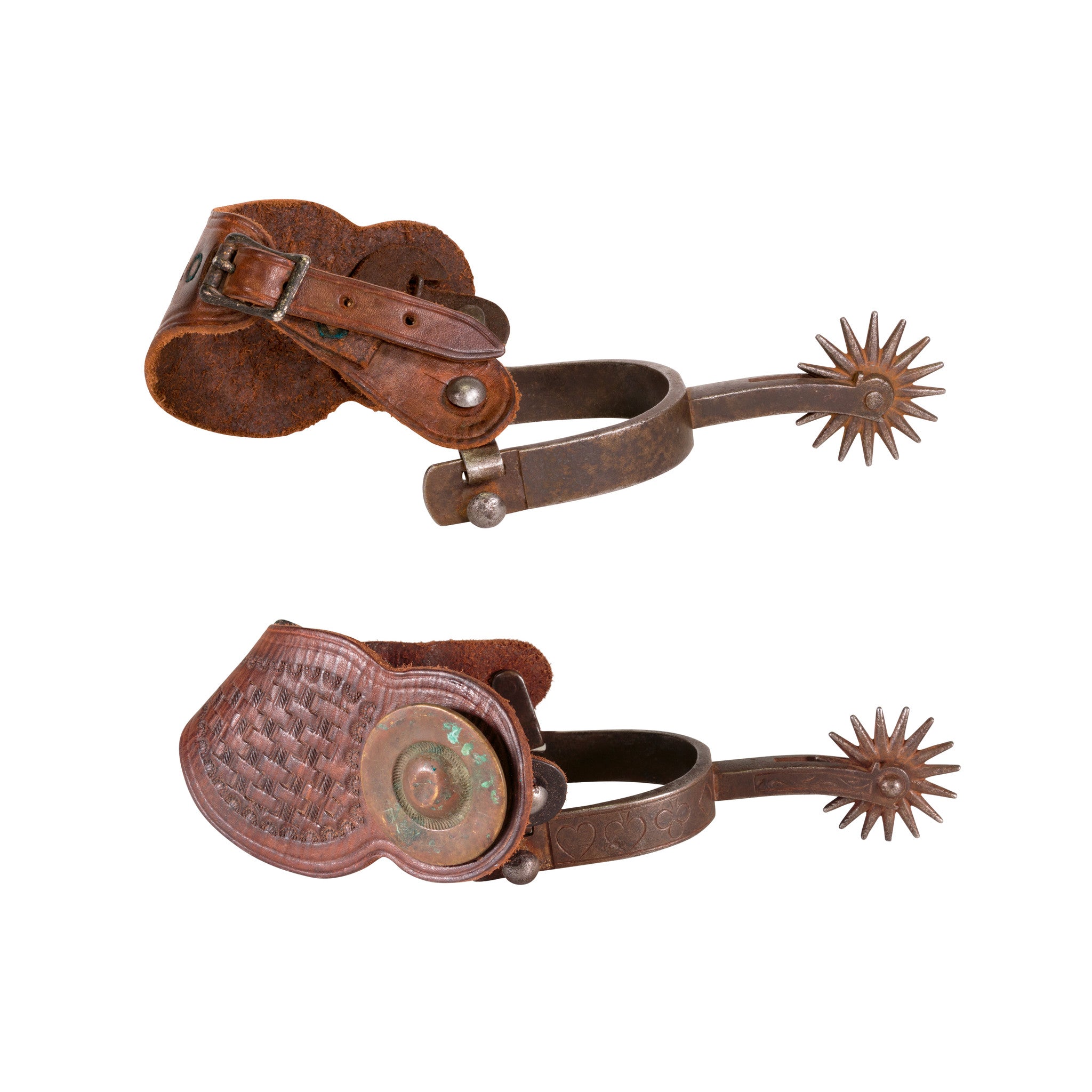 Card Suit Spurs, Western, Horse Gear, Spurs