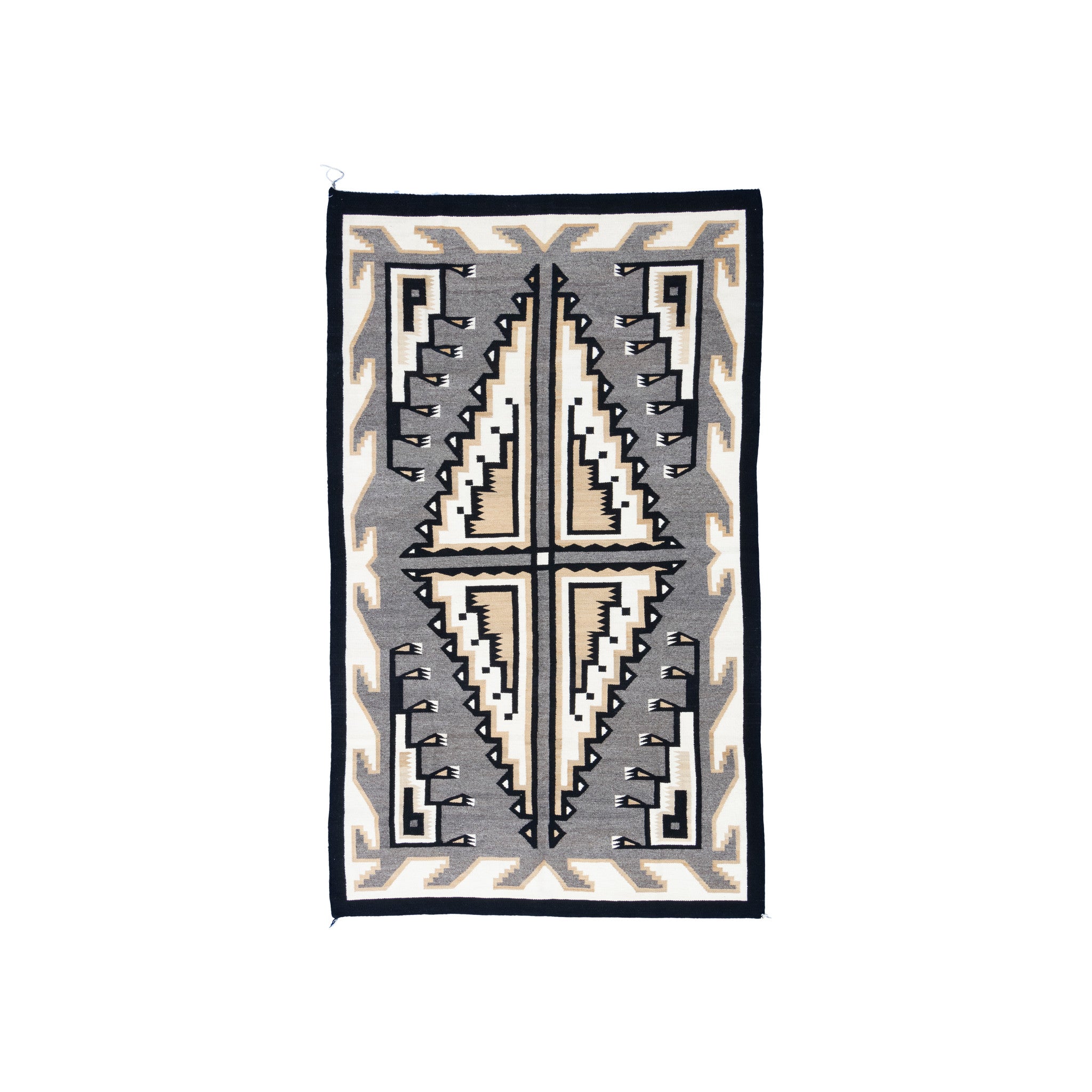 Navajo Two Grey Hills, Native, Weaving, Floor Rug
