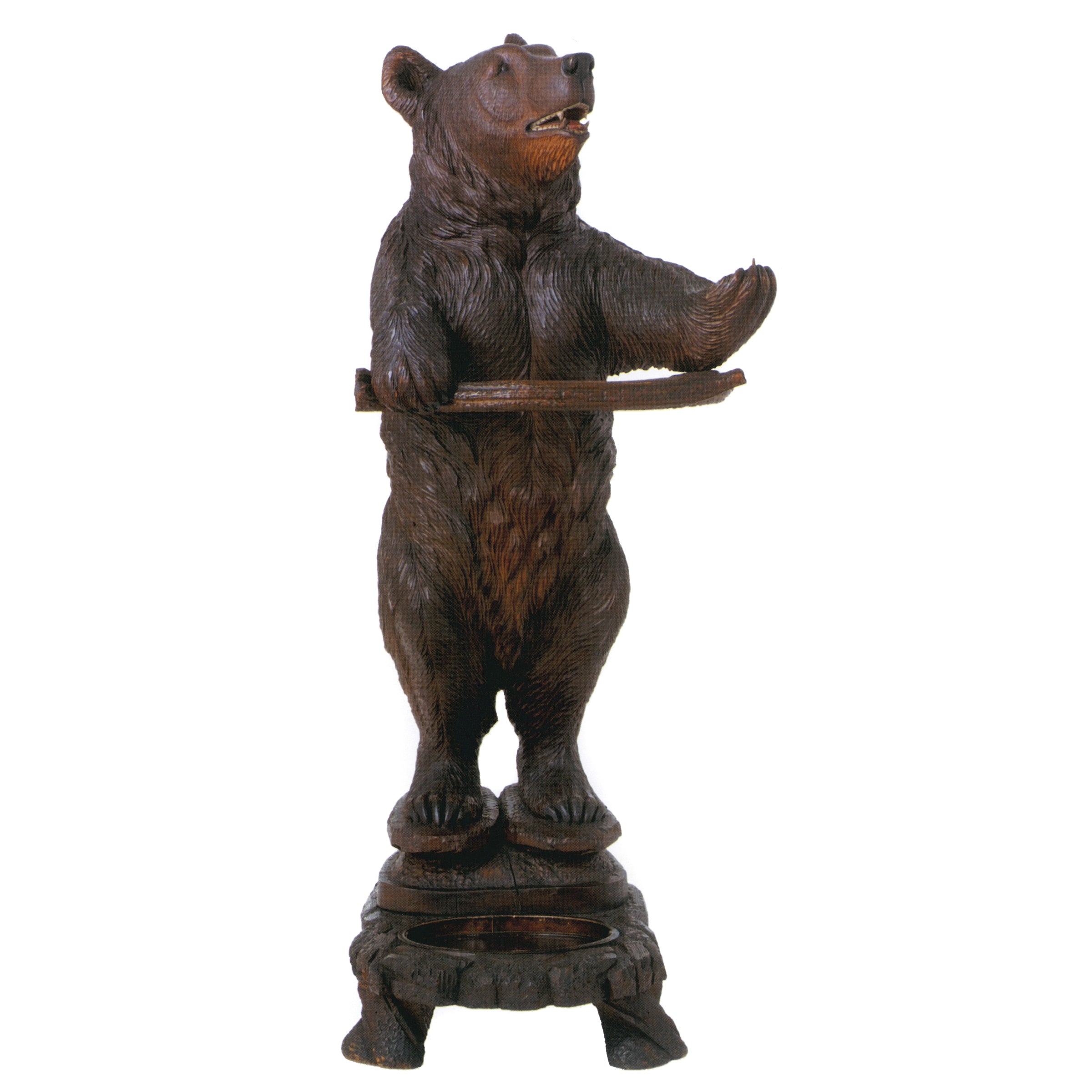 Bear Umbrella Stand, Furnishings, Black Forest, Umbrella Stand