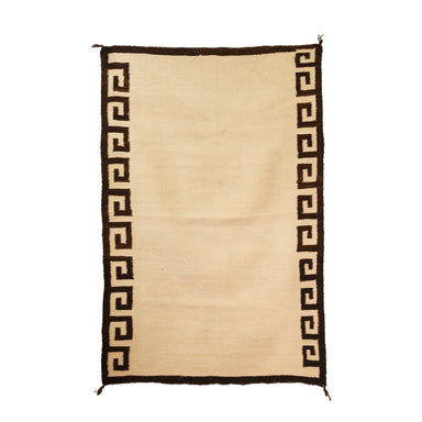 Navajo Crystal Double Saddle, Native, Weaving, Double Saddle Blanket