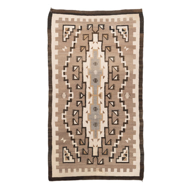 Navajo Two Grey Hills, Native, Weaving, Floor Rug